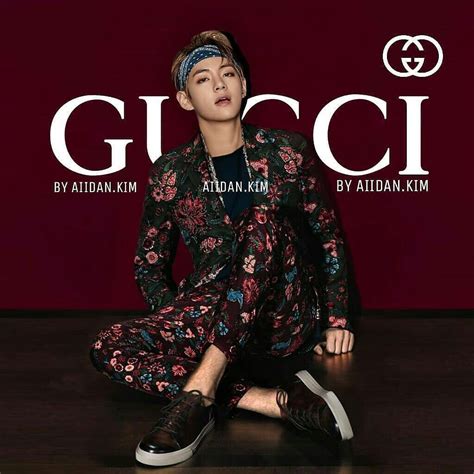 bts gucci clotuts|kim taehyung gucci model.